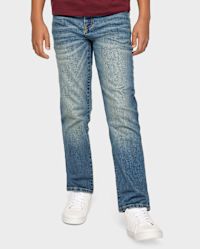 Boys Denim Straight Fit Jeans 4-18