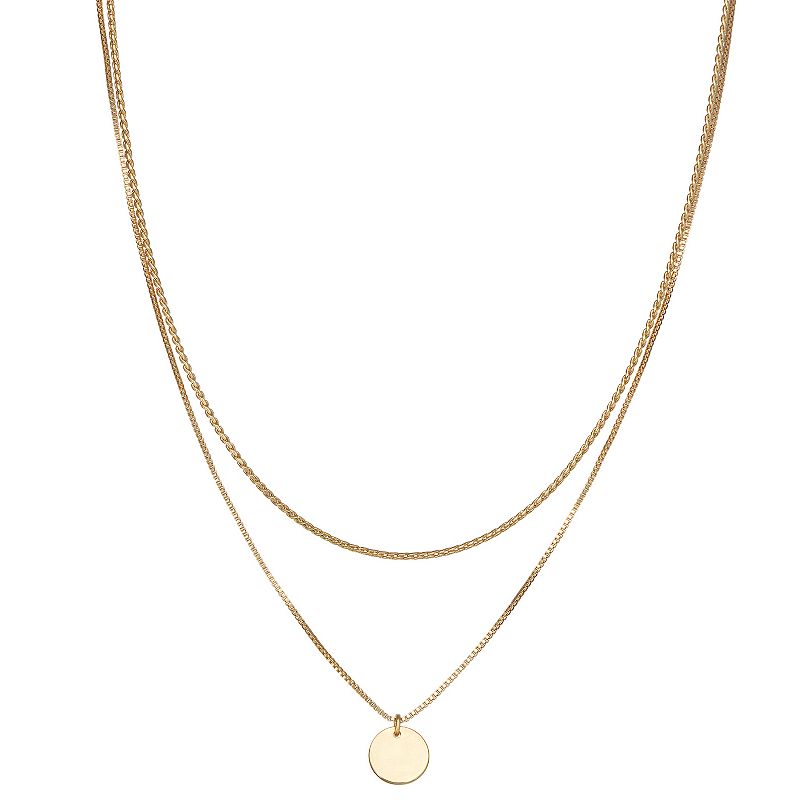 Women’s Gold Multirow Necklace