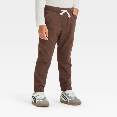 Boys Brown Woven Pants 12M-5T