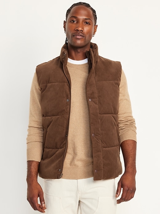 Corduroy Puffer Vest | Old Navy