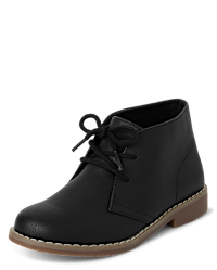 Boy’s Black Lace Up Boots