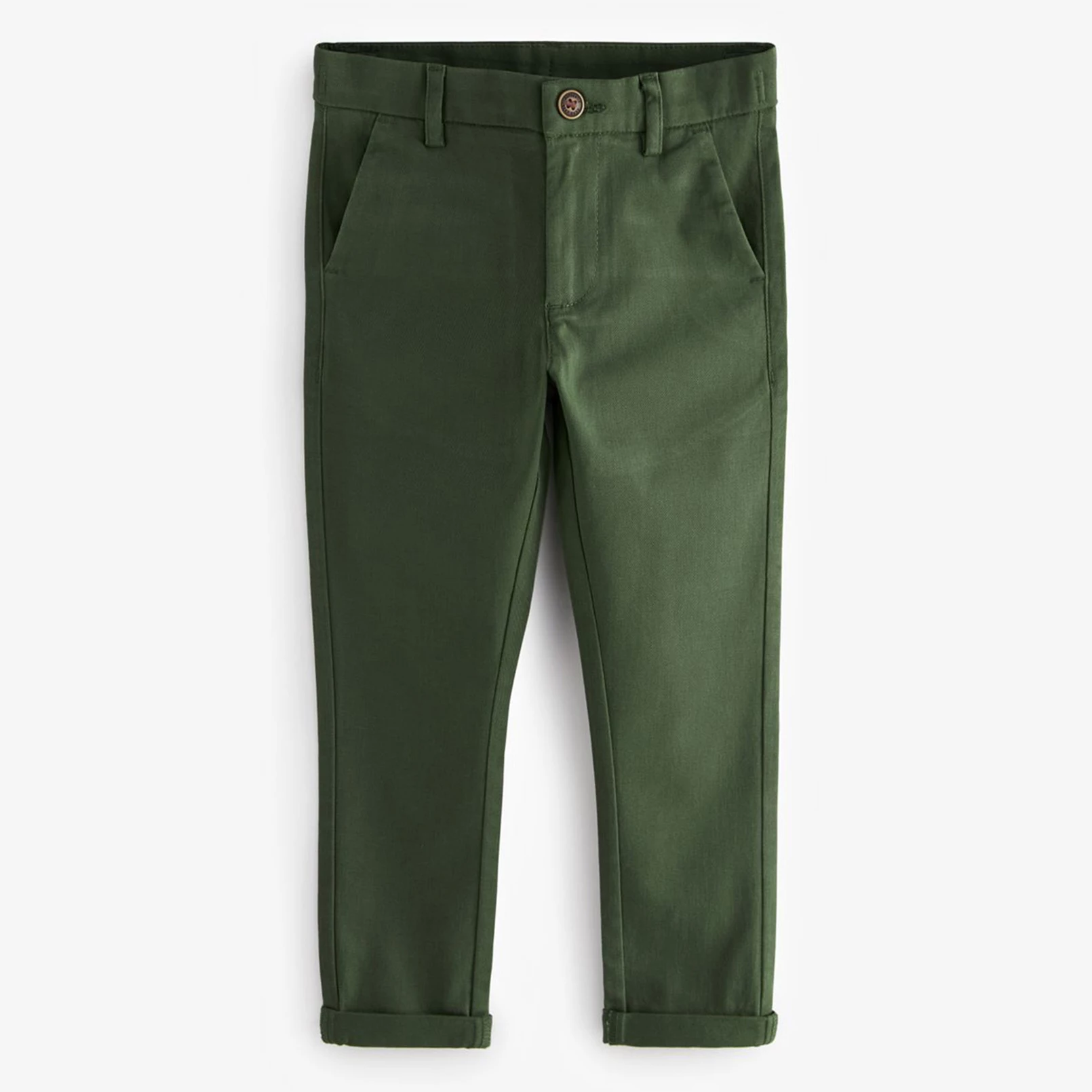 Boys Green Chino Pants