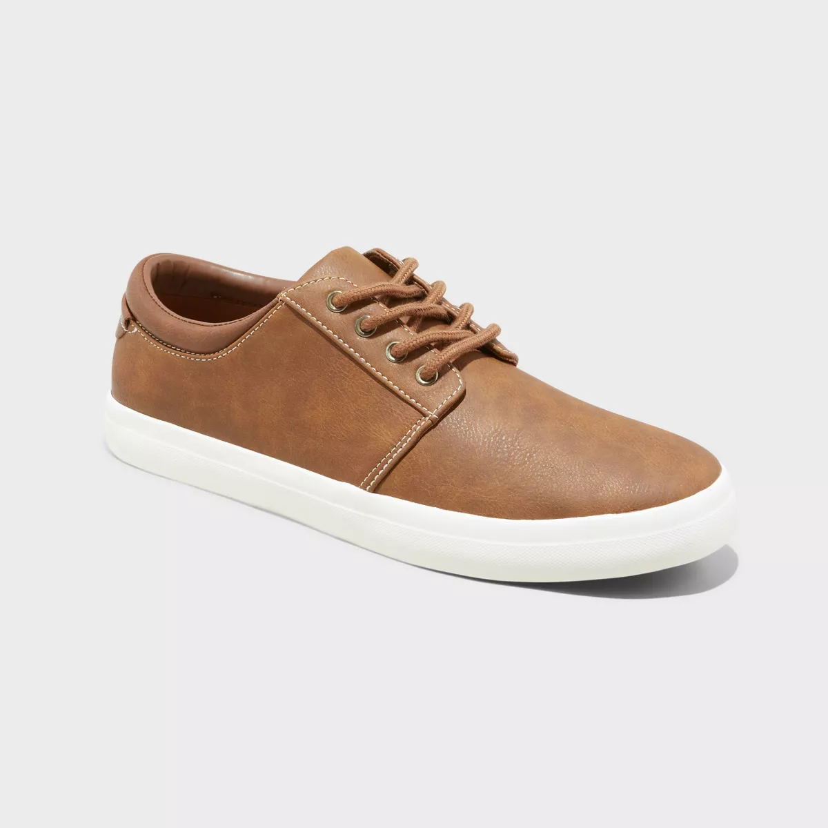 Men’s Cognac Low Top Sneakers